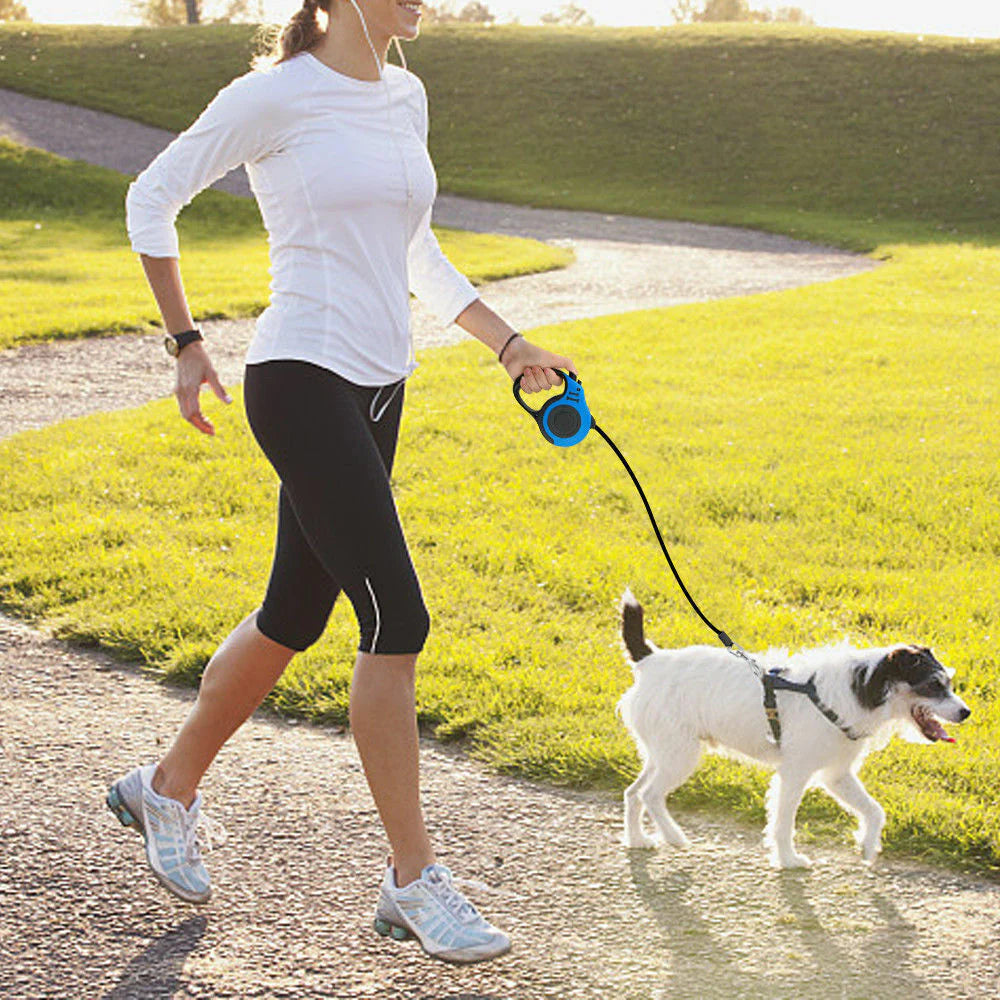 Retactable Dog leash&Walking collar