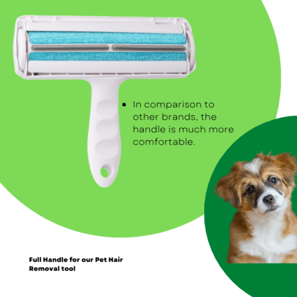 Reusable Pet Hair Remover Roller – For Furniture, Carpet & Car Seats