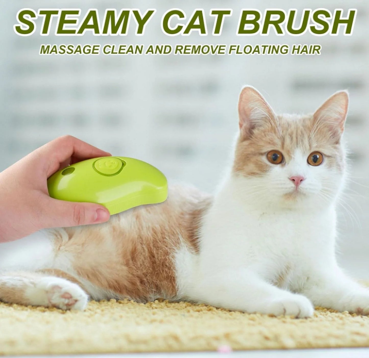 PurrGroom 3-in-1 – The Ultimate Cat Spa Brush! 🐾