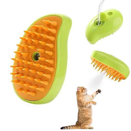 PurrGroom 3-in-1 – The Ultimate Cat Spa Brush! 🐾